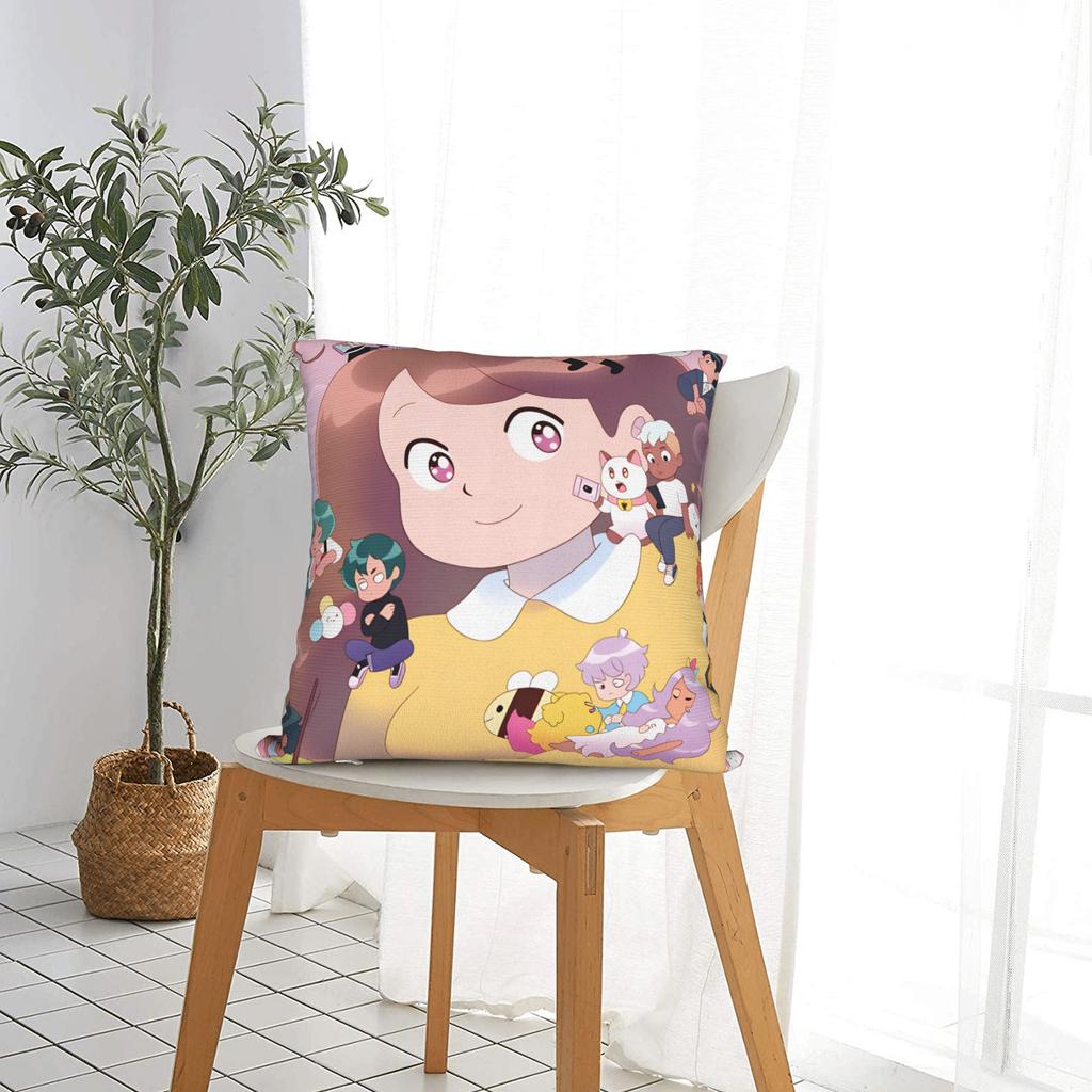 Pillow Cover B-Bee And P-Puppycat Morden Pillow Case For Sofa Bedroom Home Decor Pillowcases