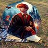 1PC Hogwarts Ron Weasley Umbrella-8-Rib Reinforced, Automatic Open, Lightweight & Durable, Cute Fashion Accessory for Outdoor, D2687