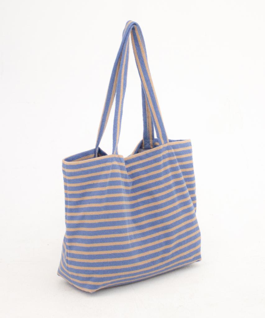 Mysti Core Terry Tote Bag (Blue Sand)