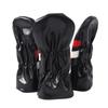 3Pcs Driver/Fairway Wood/Hybrid Club Head Cover Set Leather Golf-Club Headcovers Portable Golf Accessories for Women Men