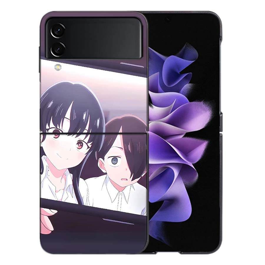 Yamada Anna Coque For Samsung Z Flip7 6 Galaxy Case Shockproof Z Flip5 Z Flip3 4 5G Hard Cover Phone TPU PC Hard Funda
