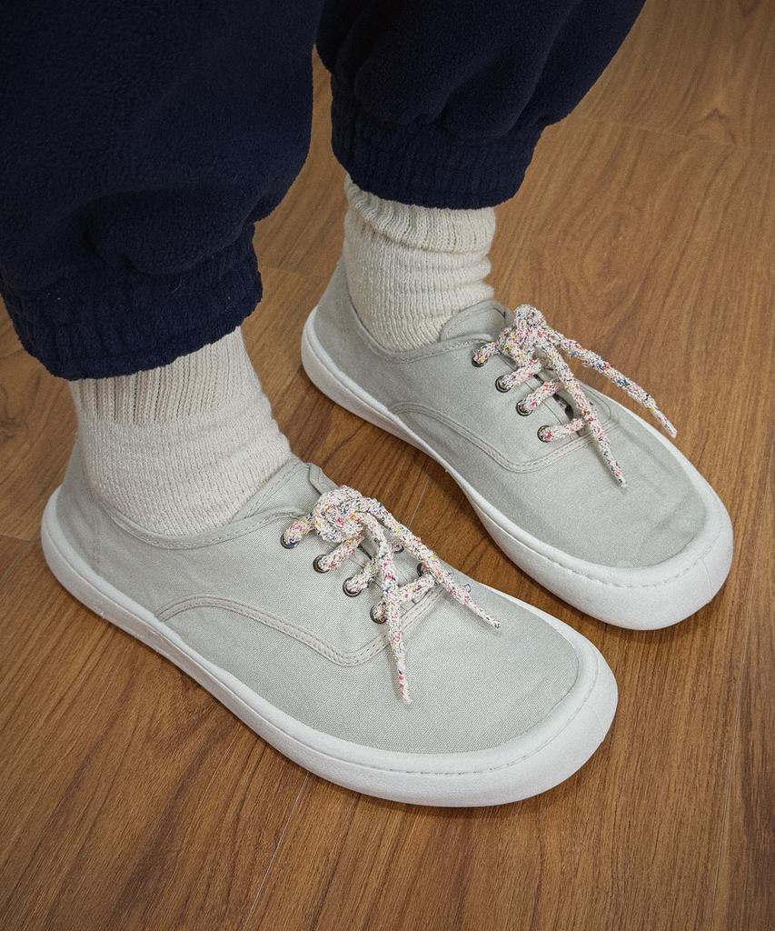 Victoria Shoes Olmo Barefoot Cotton Sneakers (1186105-Hielo)