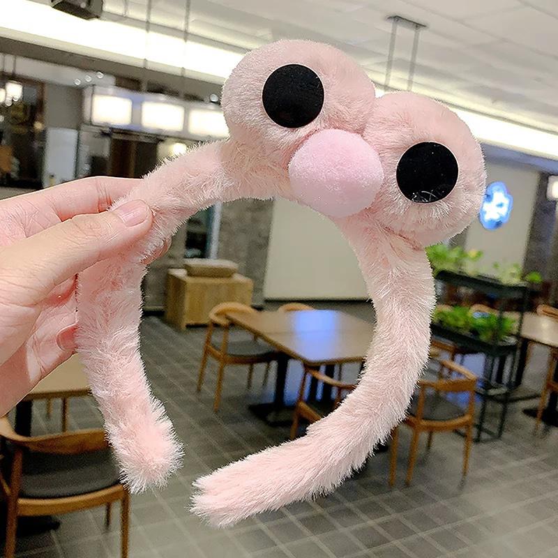 Cartone Animato Sesame Street Carino Fascia Peluche Grandi Occhi Fascia da Donna per Lavare il Viso Copricapo per Bambini