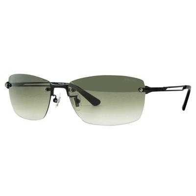 Sunglasses SPLG39J 530V 60 2023 Model WIND Two Point Borderless Square Titanium [Police] Men's