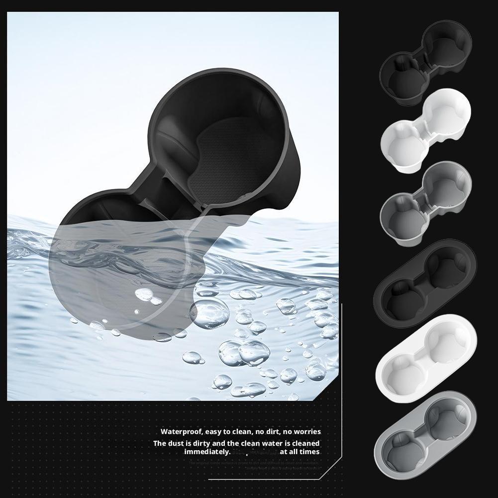 Cup Holder for Tesla Model Y Juniper 2025 Center Console Storage Box Armrest Organiser Non-slip Insert Phone Holder Accessories