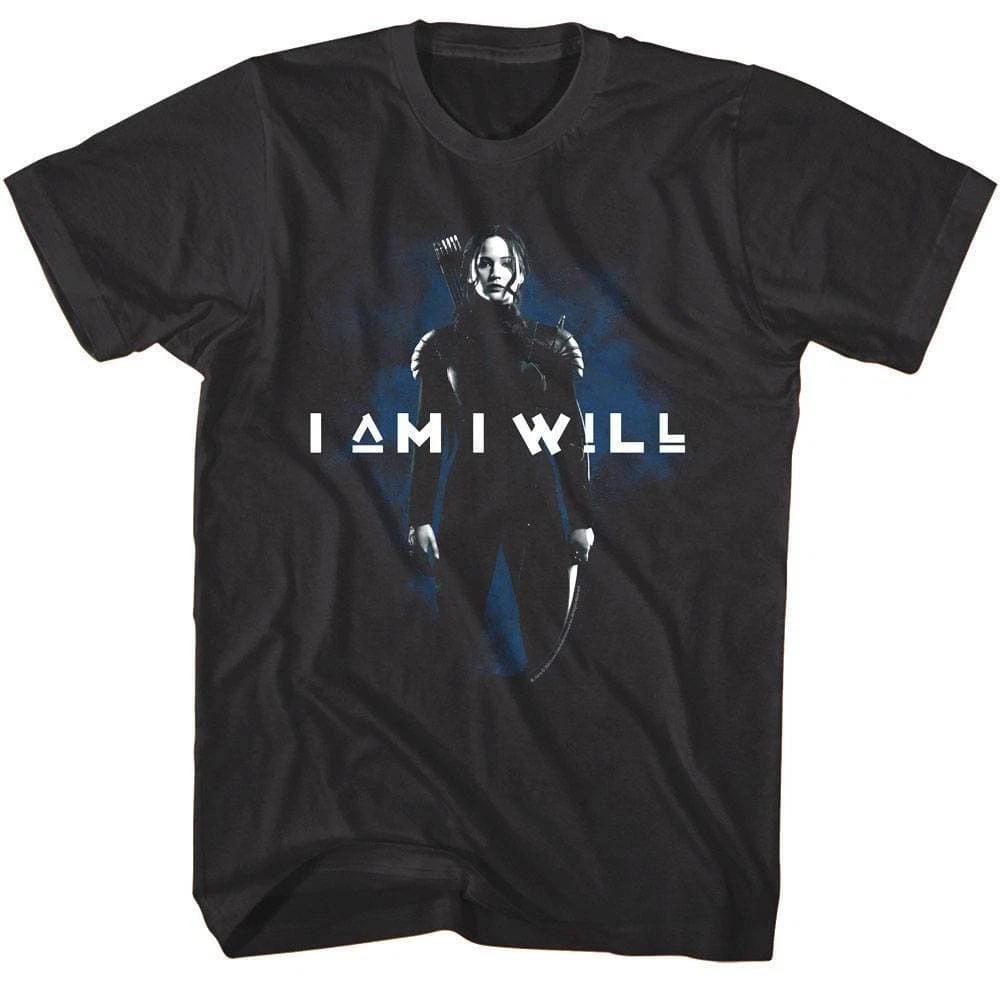 Hunger Games Katniss Everdeen I Am I Will Men s T Shirt 2XL