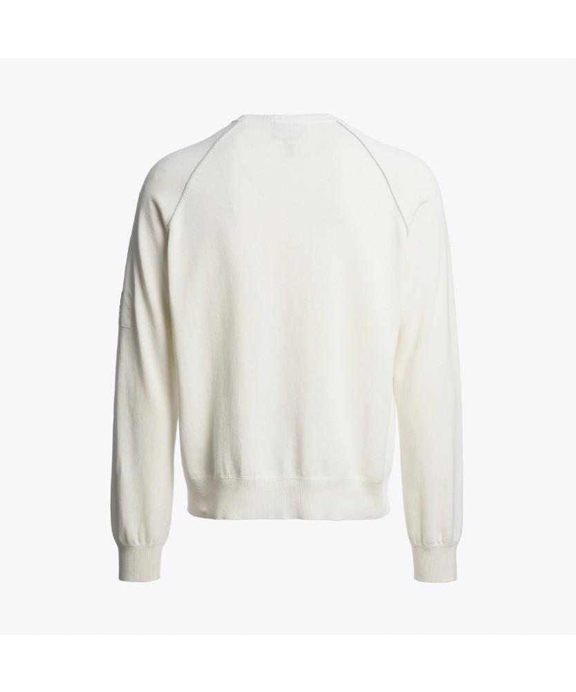 PARA JUMPERS Men'S Sweater Bar-Star White (26Smpmknrk08Pj0290)