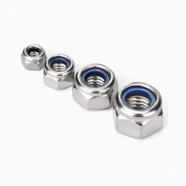 Stainless Steel Nylon Nuts for RC Models - Available in M2.5/M3/M4/M5 (10-Pack)