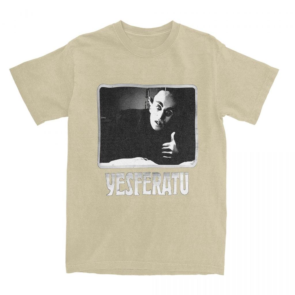 Haikyuu T Shirt Yesferatu Funny Nosferatu Positive Goth Horror Lover Pure Cotton T Shirts Shirt for Male Short Sleeve Top Tees
