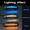 Car LED Daytime Running Light DRL For Ford Edge 2009 2010 2011 2012 2013 2014 Dynamic Turn Signal White Yellow Blue Fog Lamp 12V