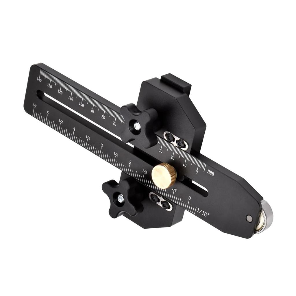 Thin Rip Jig Table Band Saw Router Table Fast Ripping Guide with Roller Limiter Woodworking Tool for 3 8 X 3 4in T Slot