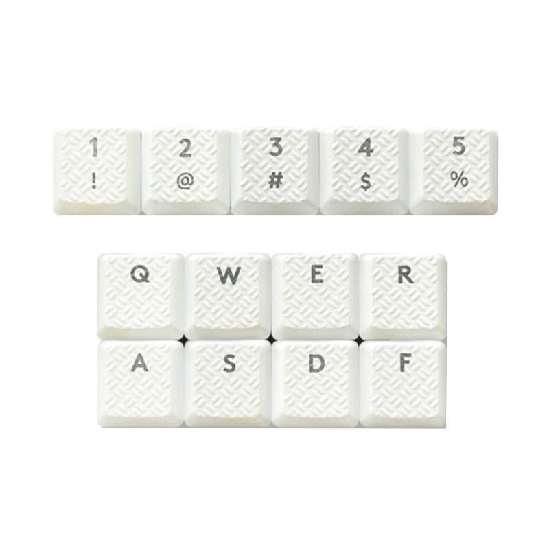 DIY Customs Keyboard Keys 13Pcs Keycap Carbon Fiber Texture Nonslip Cover for G915/G813/G815/G913 TKL