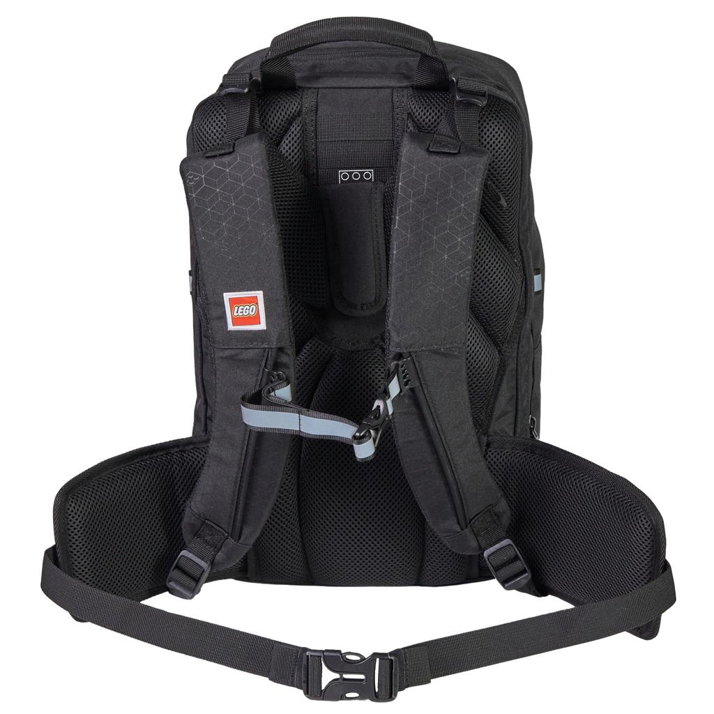 LEGO Bricks Petersen School Backpack, for Boy Black Backpack
