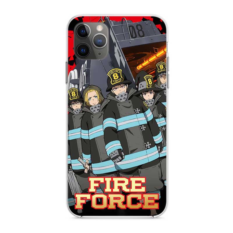 

Чехлы аниме FIRE FORCE для iPhone 11 7 5 6 XR 8 Чехлы для iPhone 8plus 6S plus XS max 5S 11pro XS Coque Прозрачный мягкий чехол из ТПУ iPhone 11promax