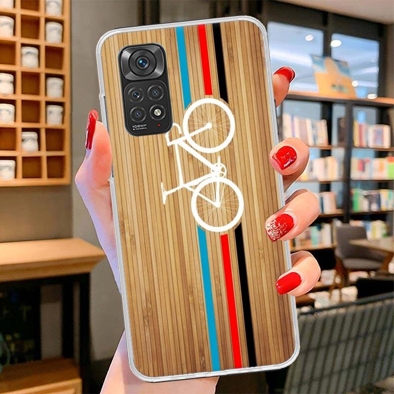 Bicycle Bike Sport Cover Phone Case For Xiaomi Redmi Note 15 14 13 12 11 10 Pro Plus 14S 12S 11S 11T 11E 10S Soft Fundas Shell R