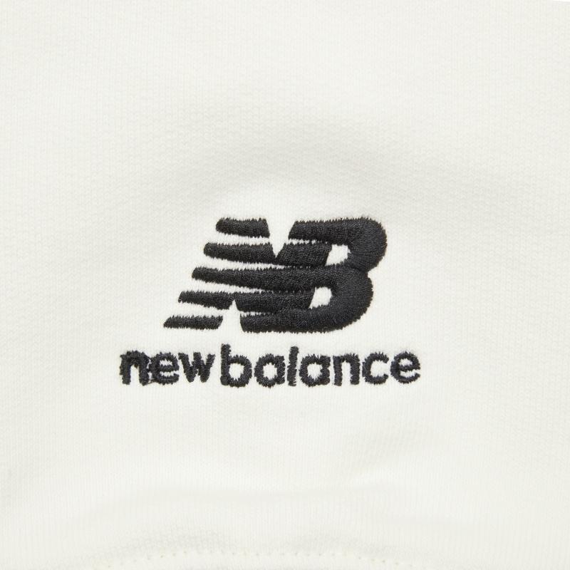 (WMNS) New Balance CNY Serie 3D-Tasche Sport Rundhals Pullover Weißer Hoodie Damen AWT21312-IV