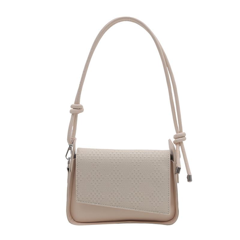 Square Sophisticated Small Tote Bag For Women With Textured Design And Phone Pocket