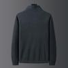 Spring and Autumn New Men's Jackets Fleece Men's Jackets Stand-up Collar Middle-aged and Elderly Cotton-padded Clothes Casual Sportswear