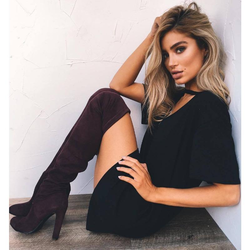 Summer new products women's clothing, V-neck halter neck short-sleeved hollow dress female temperament commuter T801