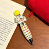 Creative Ballpoint Pen Smooth Writing Twisting Bowling Ball Pen Dopamine Vibrant