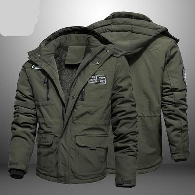 Winter Military Jacket Men Brand Quality Windbreaker Warm Outdoor Fleece Lined Overcoat Casual Slim Tactical Coat Male Parkas