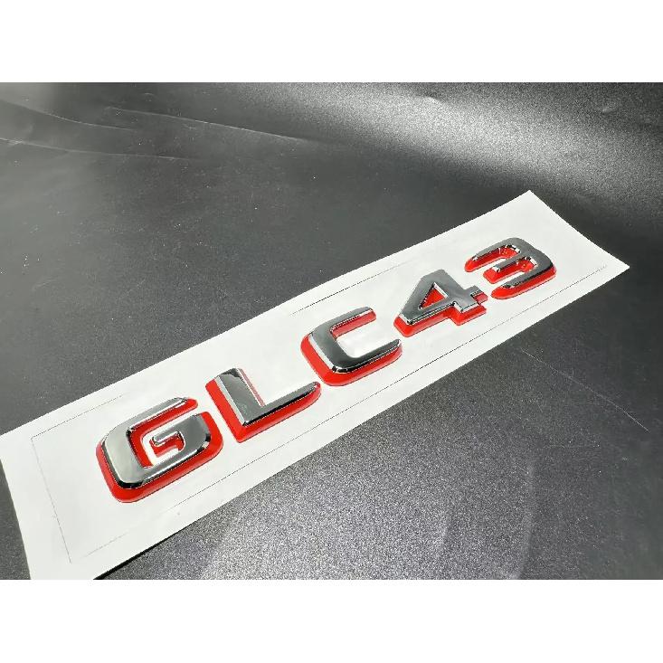 2024 New Style Letters Numbers GLC43 GLS63 GT W166 W167 For Car Trunk Sticker Badge Stickers Auto Logo Accessories