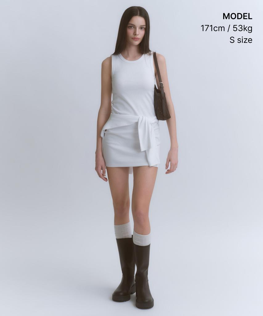 Musinsa Standard Woman Women'S Tank Dress [White]