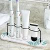 Fast Drying Toothbrush Storage Rack Diatom Earth Toothbrush Holder  Bathroom Storage