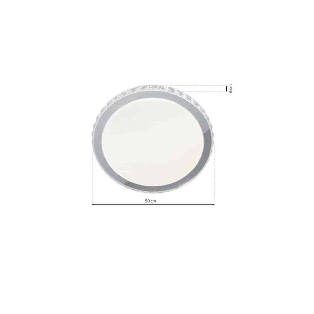 Layla 50W Led Ceiling Lamp Ø500Mm, Dimmable + Remote Control