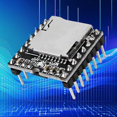 1-10 Stück Dfplayer TF-Karte USB-Stick Mini-MP3 DF-Player Audio-Sprachmodul IO/Serieller Port/AD MP3-TF-16P Für Arduino