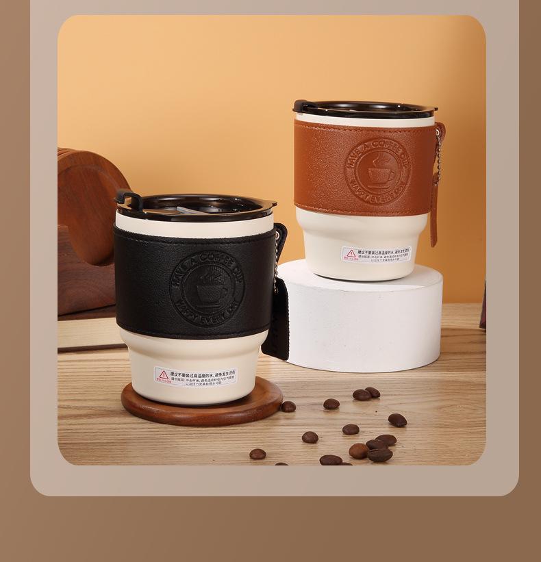 Outdoor Stainless Steel Insulated Coffee Cup - Portable, Creative Design for Home & Travel