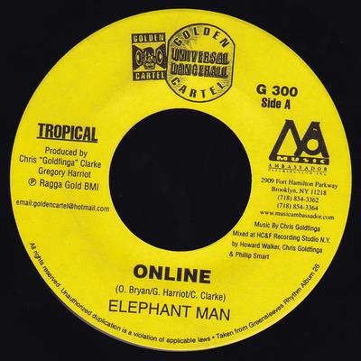 7inch Record ELEPHANT MAN - Online G300 Golden Cartel R 2002 US Reggae, Ska & Dub Used