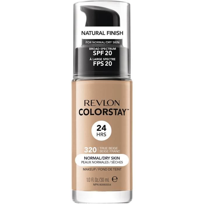 Revlon Colorstay Fond de Teint Peaux Sèches N°320 True Beige 30ml