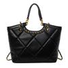 New Fashion Rhombus Large Capacity Tote Bag Women's Premium Shoulder Bag Casual Portable Underarm Bag