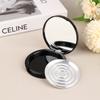 Reusable Empty Single Black Circular Highlight Box Blush Shadow Powder Box With Mirror Aluminum Pan Inside Diameter 59Mm