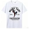 Summer Unisex Fashion Cotton T Shirt Cool Muay Thai Tshirt Unisex Wai Kru Thailand Unisex Women Casual T Shirt Harajuku 2026 New Tops