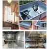 Fixed buckle Frame Fasteners Aluminum Alloy Steel Circular Pipe Connector  Steel Tube Shelf