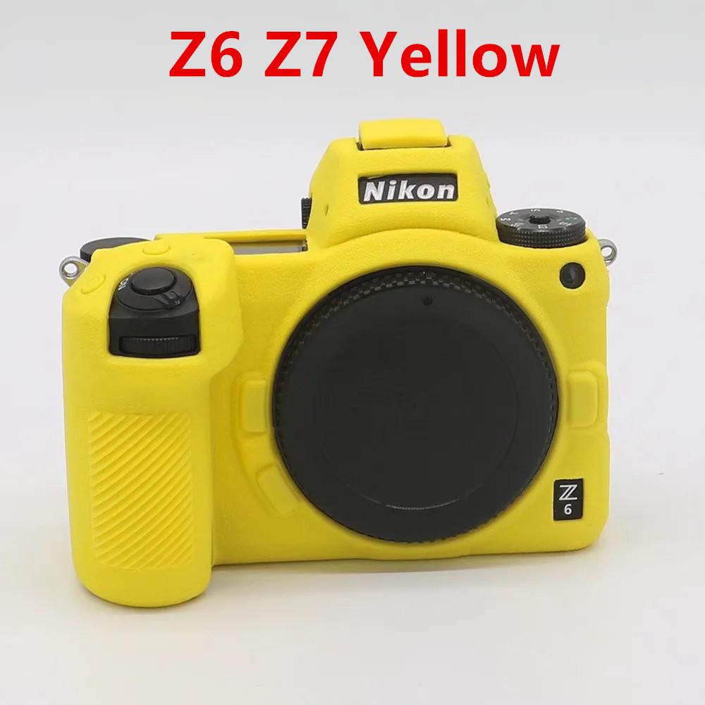 Soft Silicone Rubber Armor Camera Bag Case For Nikon Z50 Z6 Z7 Z6II Z7II D5500 D5600 D7000 D7100 D7200 D600 D610 D750 DSLR Cover