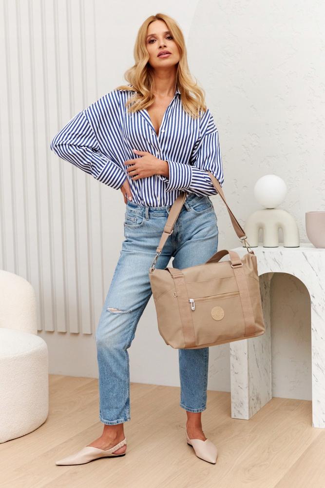 Großer Damen-Shopper aus Nylongewebe - Peterson