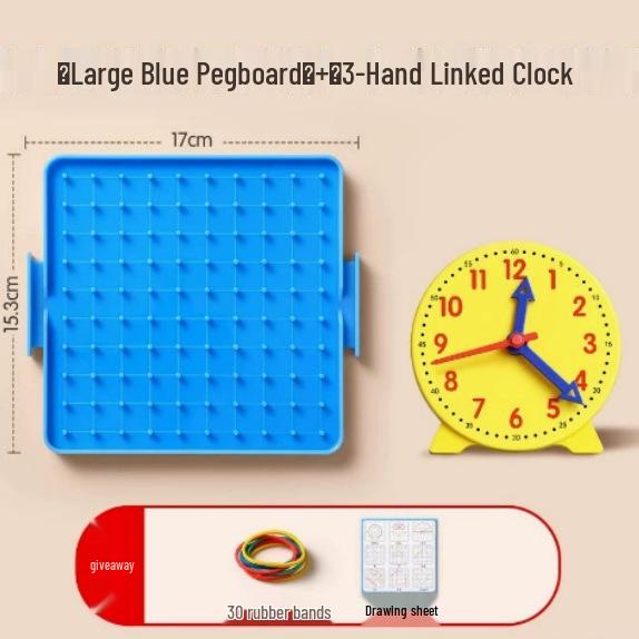 First Grade Math and Second Grade Geometric Shapes Nail Board for Kindergarten Learning