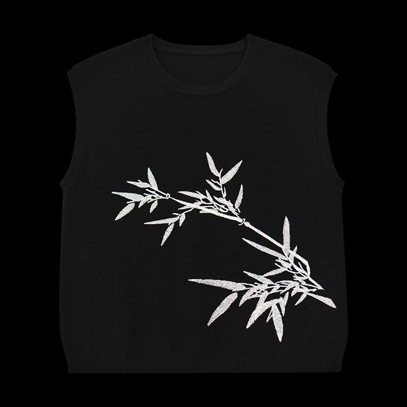 Heco Neuer Strickweste aus Merinowolle im chinesischen Stil für Damen