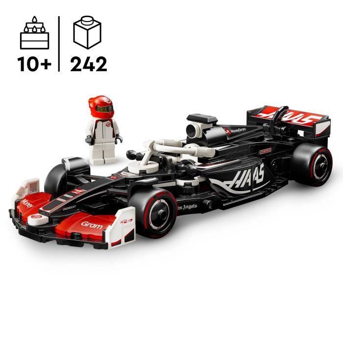 LEGO Speed Champions 77250 Voiture F1 MoneyGram Haas Team VF-24 - Jouet dès 10 ans
