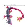3D Printed Dragon Chinese Crystal Dragon Flexible Rotatable Articulated Dragons Home Office Desk Deocr Stress Relief Fidget Toy