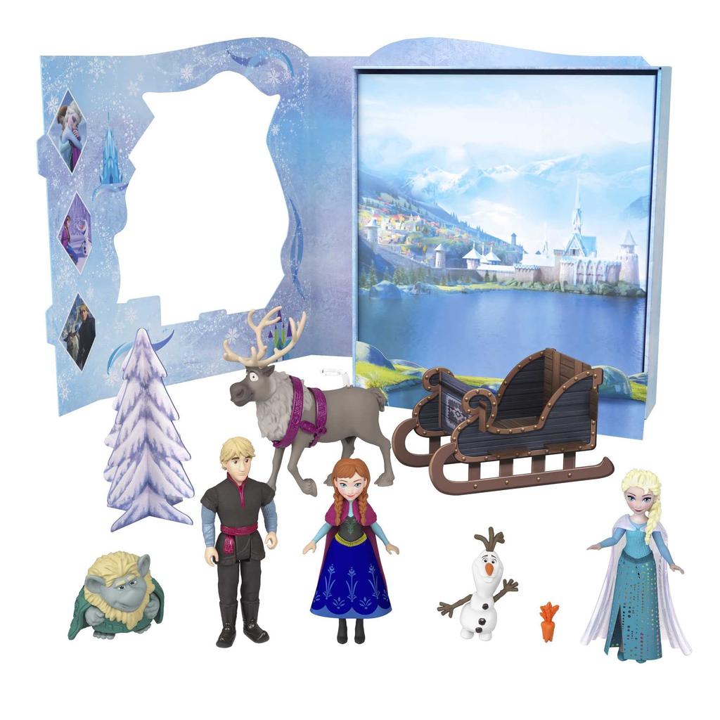 Mattel Disney Frozen Classic Storybook HLX04 (Mini Doll) [Dress-up Doll/Playset] [Ages 3+] [Gift]