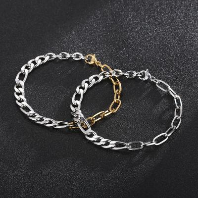 Minimalist Patch Side Chain Versatile Men 'S And Female Bracelets
