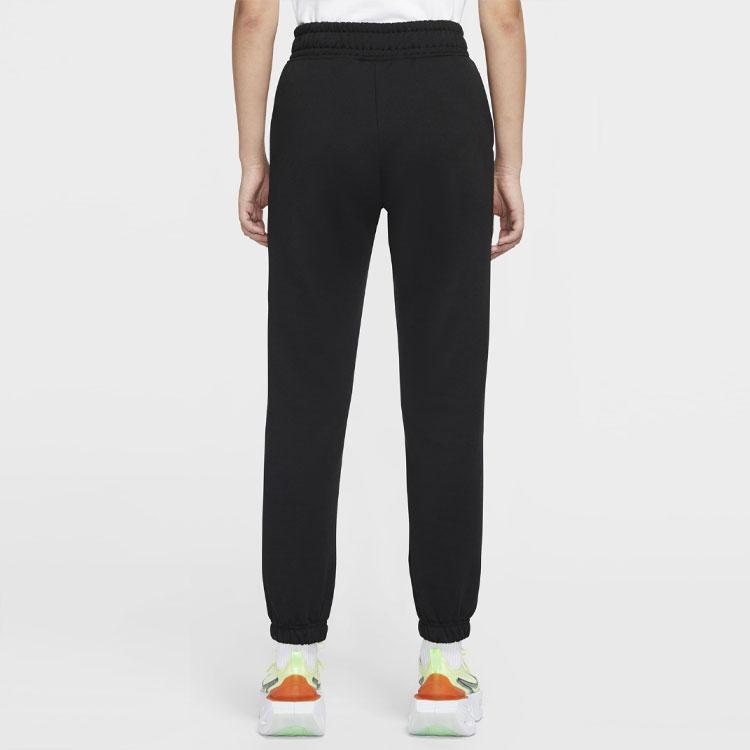 Nike Sportswear Swoosh Logo Printed Casual Sports Pants Women Pants Black CU5632-011