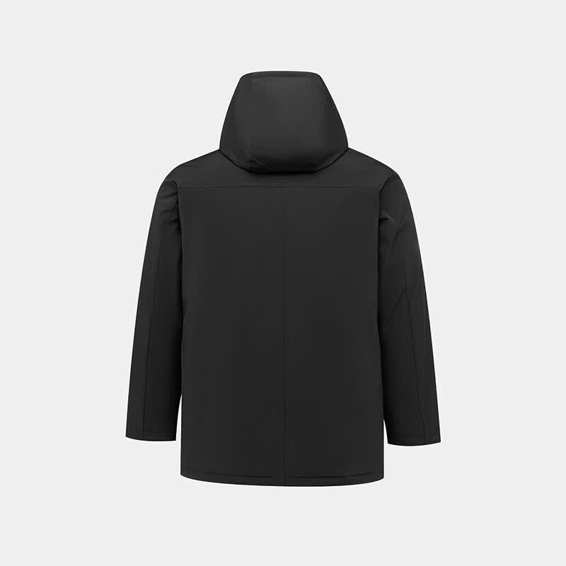 HLA Men's Hooded Padded Winter Jacket