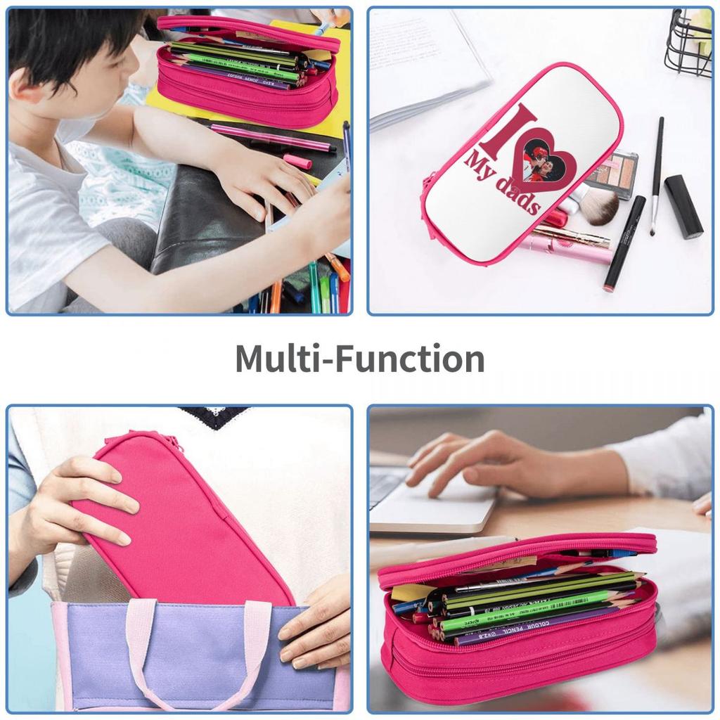 New Heated Rivalry I Love My Dads Shane Hollander Ilya Rozanov Pencil Case Pencilcases Pen Box for Student Bag School Supplie