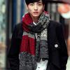 Winter Men Knitted Scarf Fashion Men'S Scarves Warm Neckerchief Face Protection Long Shawl Wool Bufanda Male Accessories