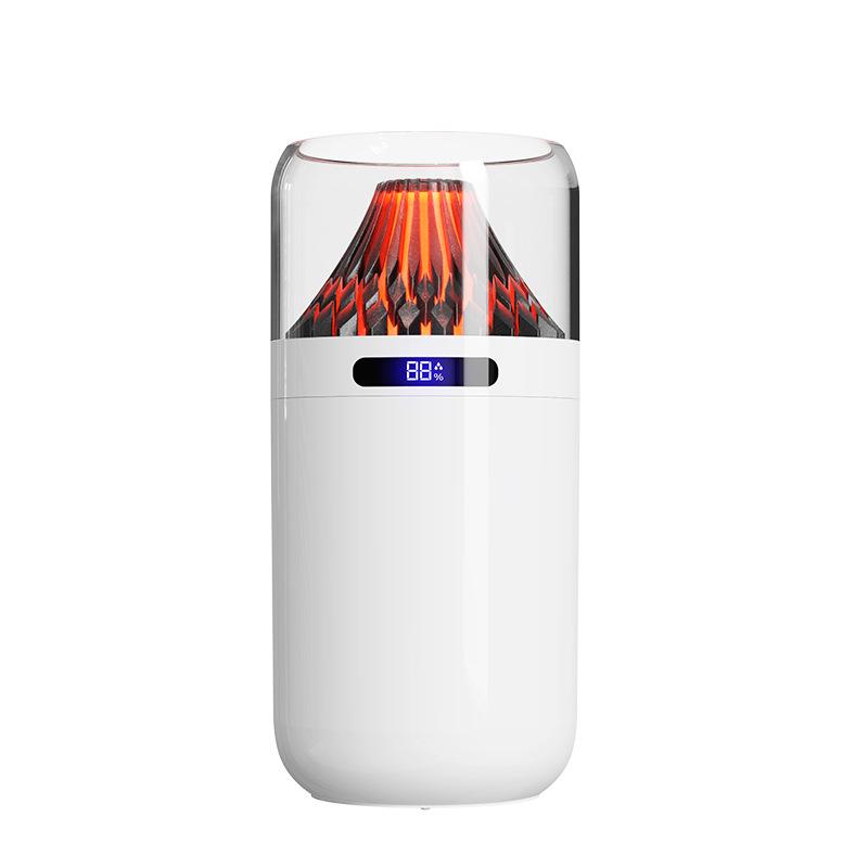 Volcano USB Aromatherapy Humidifier: Compact, Rechargeable, Digital Display